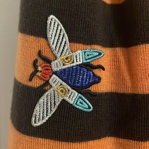 Fairway & Greene sweater with bugs